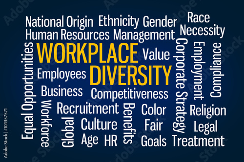 Картината върху платно Workplace Diversity