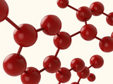 red molecule structure
