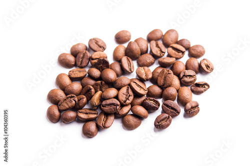 pile of coffee roasted beans