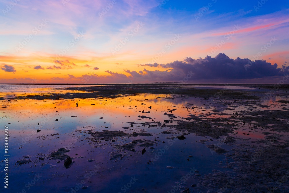 sunset tropical sea sunset tropical sea