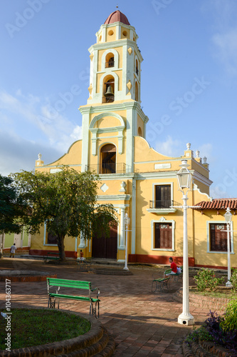 Beautiful old church in the colonial town of Trinidad