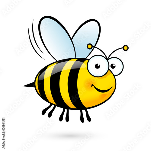 Fotografie, Tablou Cartoon Bee