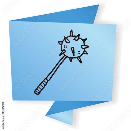 iron mace doodle