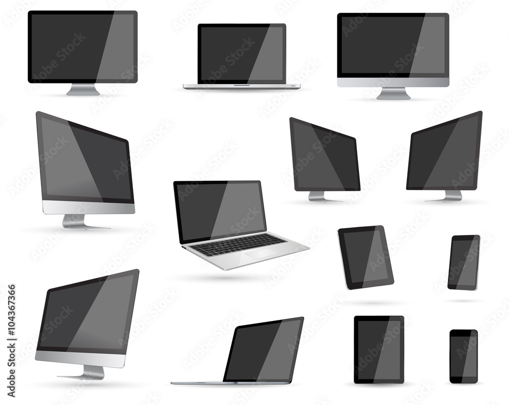 Modern digital tech device collection Modern digital tech device collection