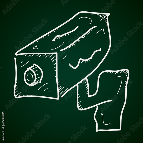 Simple doodle of a security camera