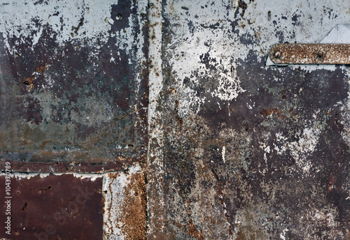 Color weathered metal wall texture.