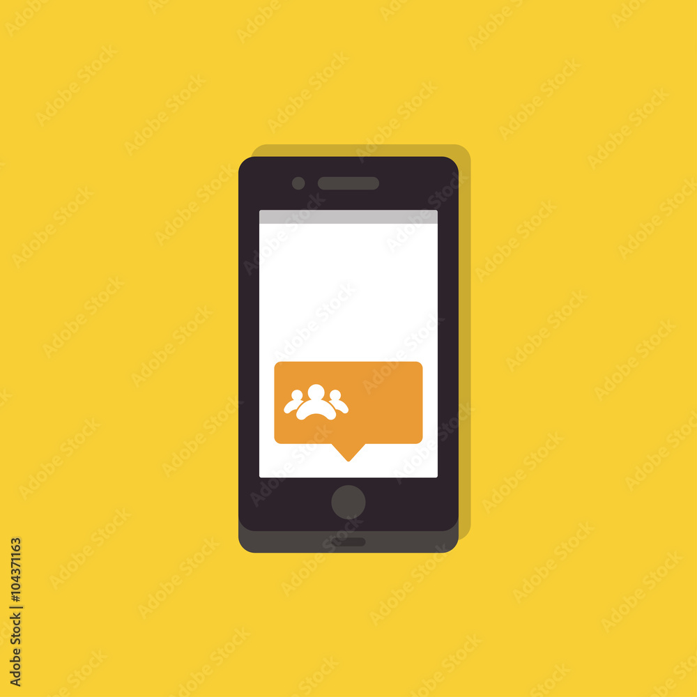 Mobile phone with follower symbol. Phone with follower symbol. Mobile phone with follower symbol flat icon. Smartphone icon Mobile phone with follower symbol. Phone with follower symbol. Mobile phone with follower symbol flat icon. Smartphone icon