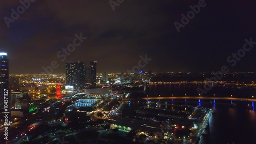 Wallpaper Mural Miami Aerial Night DN Torontodigital.ca