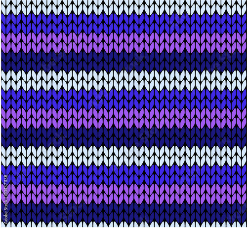 Seamless vector knitting pattern