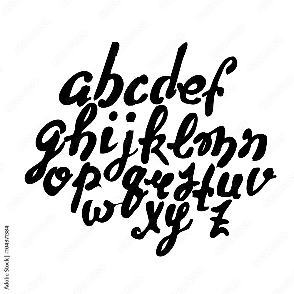 Vector handmade brush script, good lettering eps Vector handmade brush script, good lettering eps