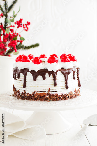 Austrian Black Forest cake.