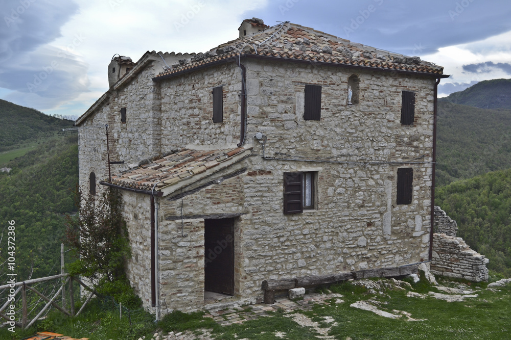 Paese di Elcito, San Severino Marche, Macerata
