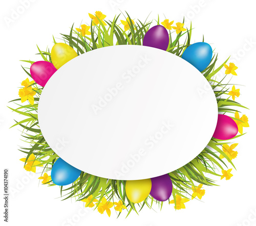 Ostern Etikett