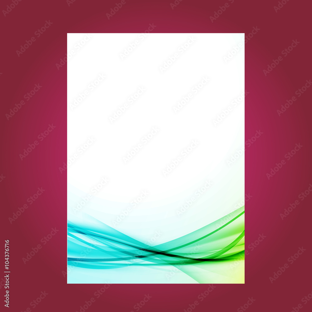 Modern abstract pattern folder design layout