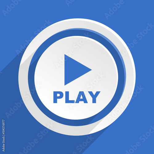 Free Download blue flat vector icon - GFXLoad
