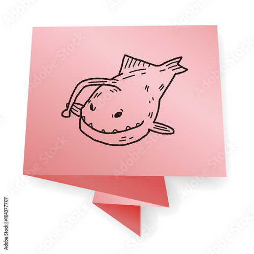 Lantern fish doodle