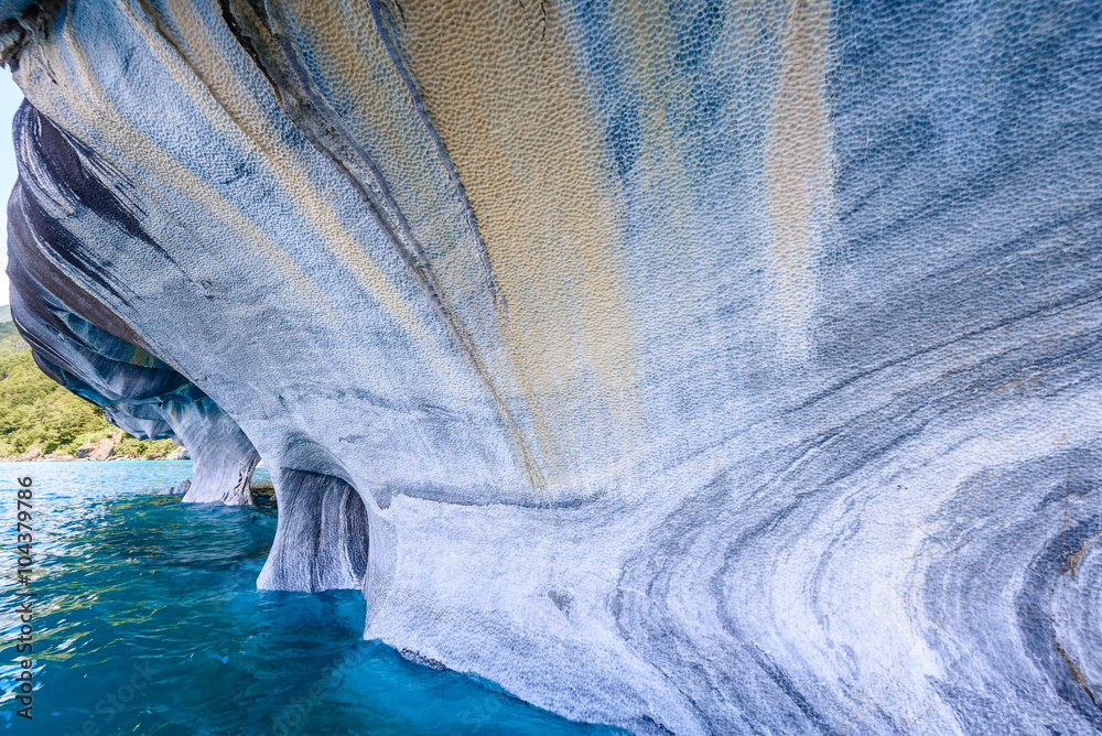 Fototapeta premium Marble Caves of lake General Carrera (Chile)