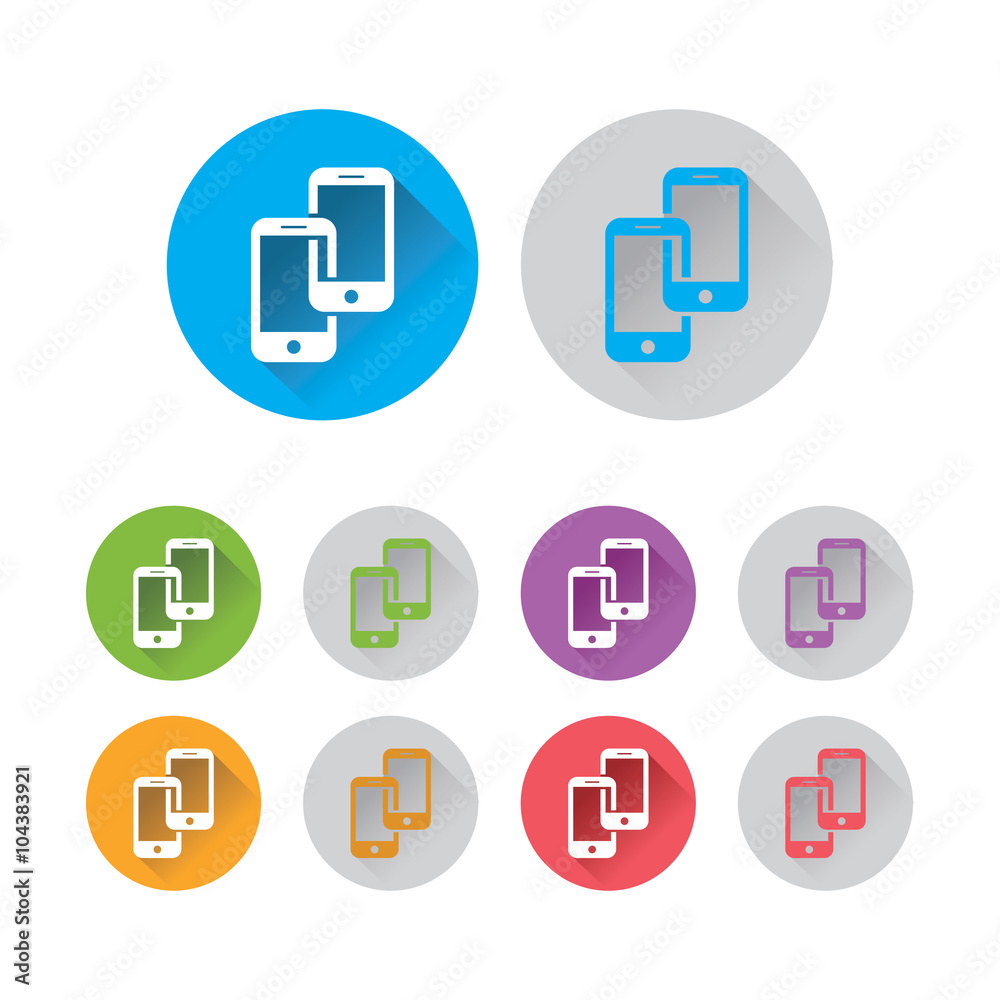 Mobile Phone App Logo Icon Stock Vector Adobe Stock Mobile Phone App Logo Icon Stock Vector Adobe Stock