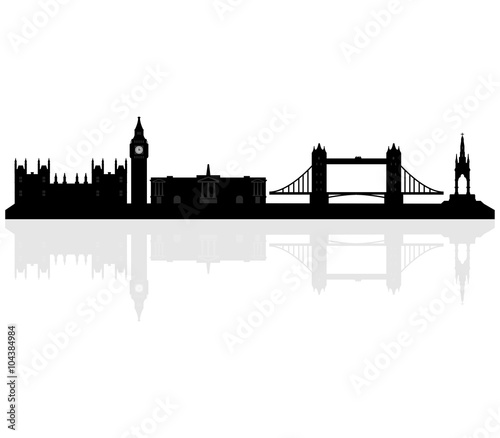 Canvas Print london skyline