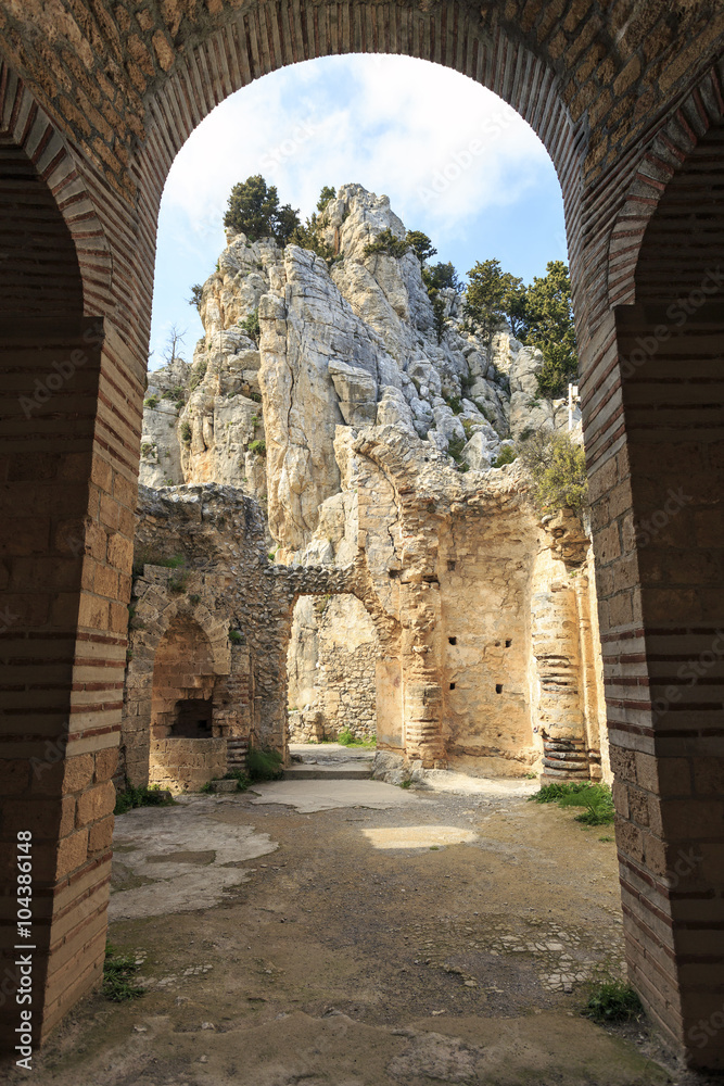 Fairy Tale Castle of Hilarion in Northern Cyprus