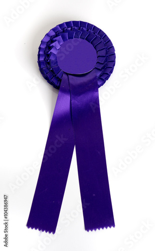 Blaue Tunierschleife 