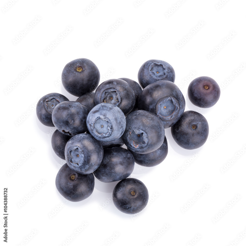 fresh blueberries isolated on white background fresh blueberries isolated on white background