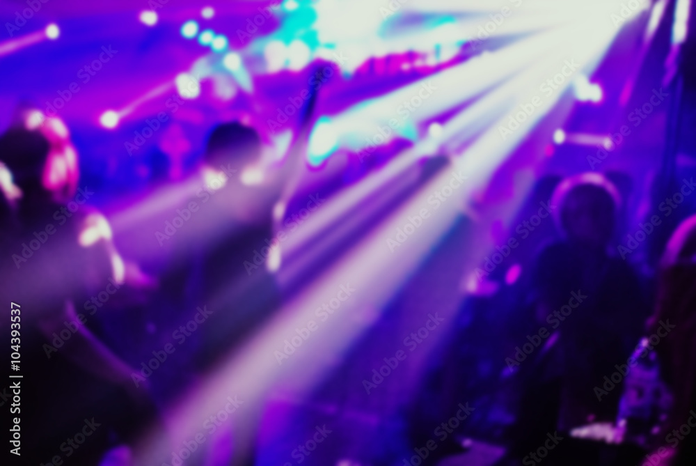 Naklejka premium club party is blurred background