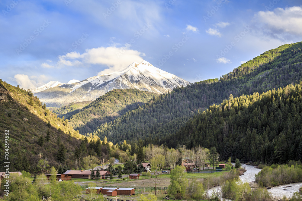 Beautiful nature close to famous Aspen, Colorado