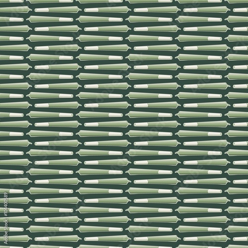 Marijuana Joints Seamless Vector Pattern
