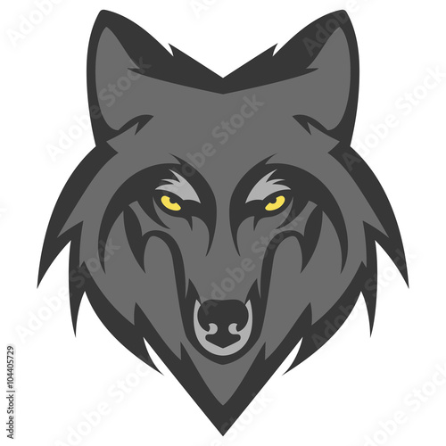 Wolf Head Logo Mascot Emblem