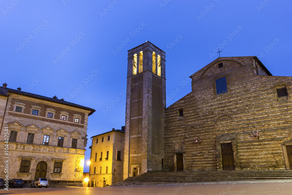 Montepulciano - Renaissance hill town in Tuscany, Italy