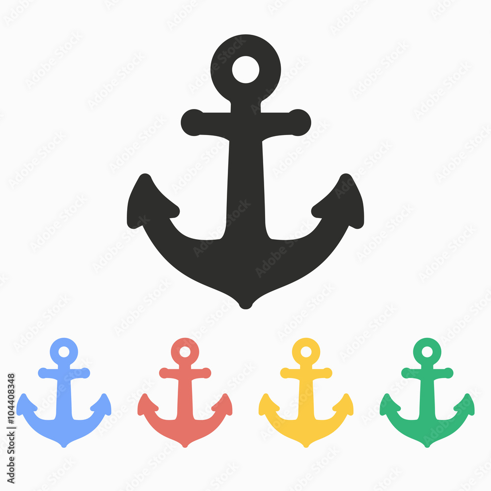 Anchor - vector icon.