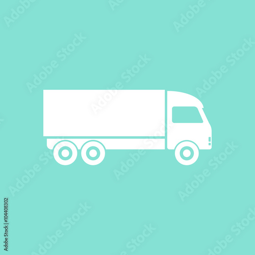 Truck  -  vector icon. © lovemask