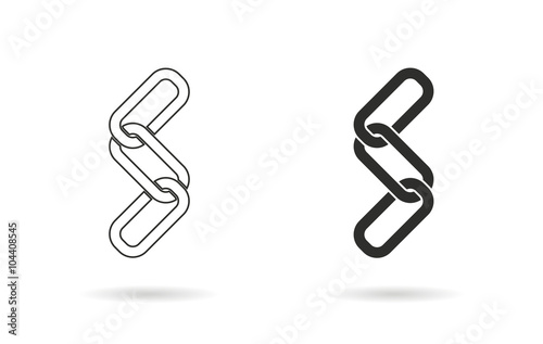 Link  - vector icon.