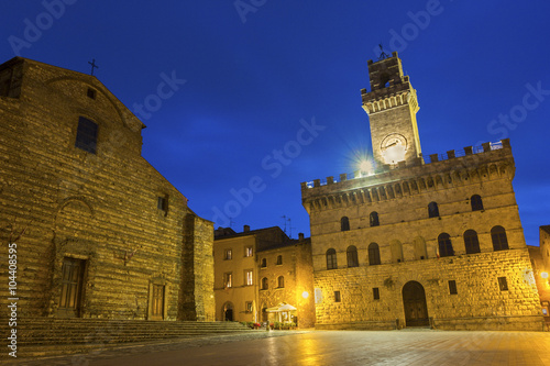 Canvas Print Montepulciano - Renaissance hill town in Tuscany, Italy