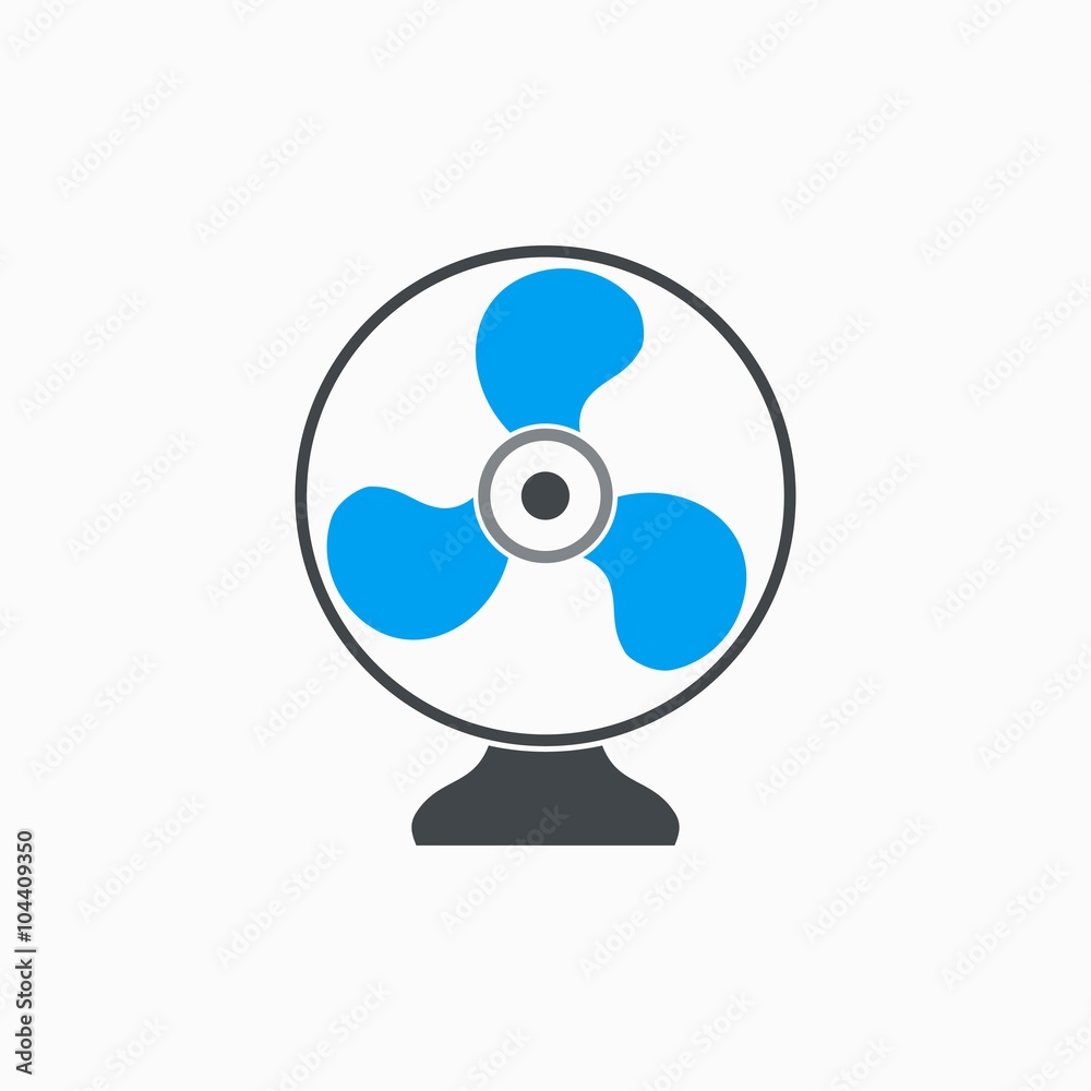 Fan - vector icon. Fan - vector icon.