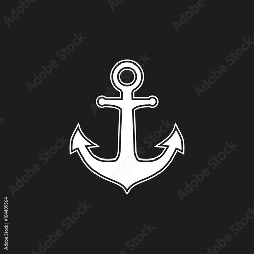 Anchor - vector icon.