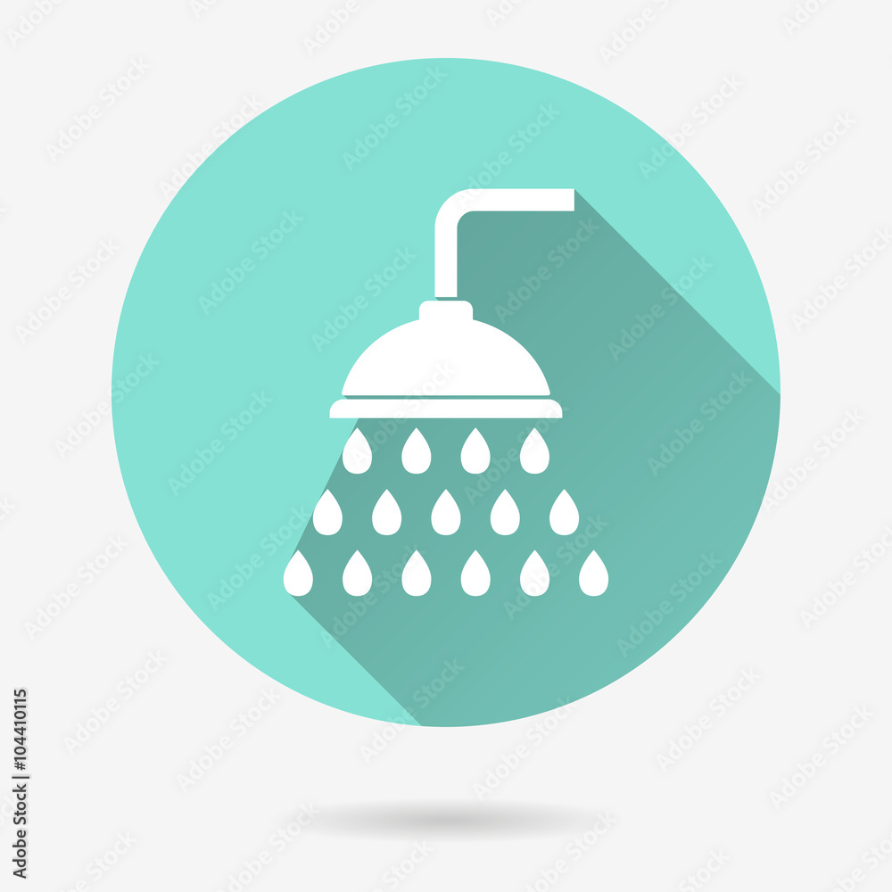 Shower - vector icon. Shower - vector icon.