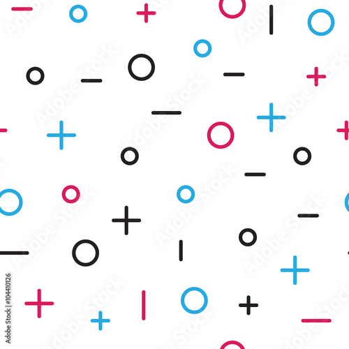 Universal vector fashion geometric seamless pattern