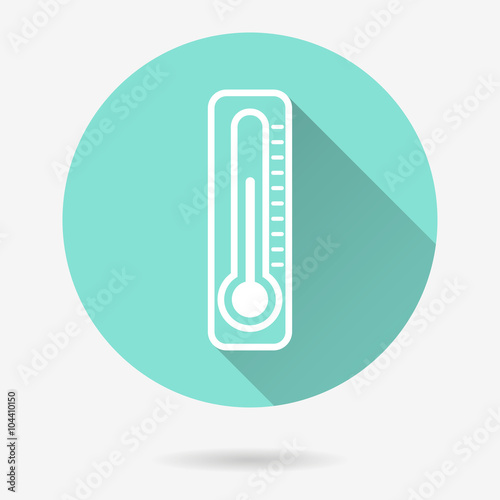 Thermometer - vector icon. © lovemask