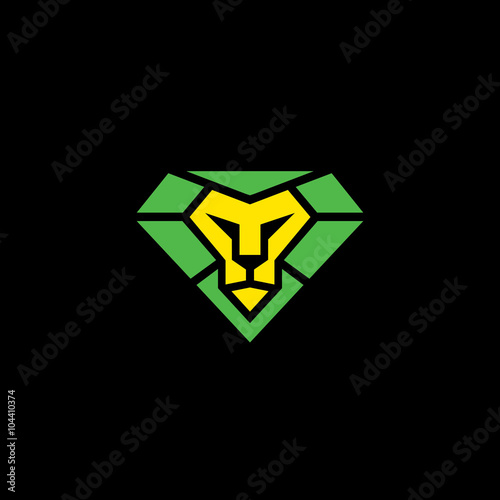 Diamond lion symbol 