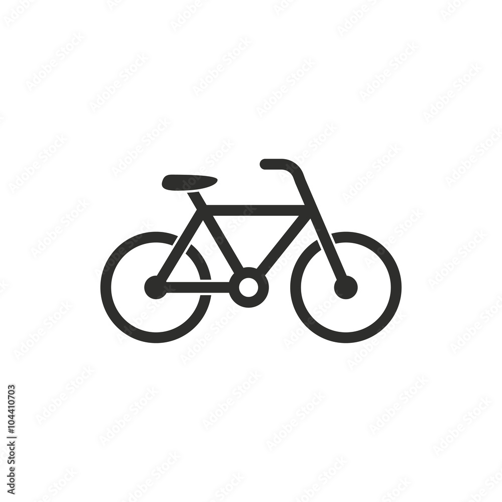 Bicycle - vector icon. Bicycle - vector icon.