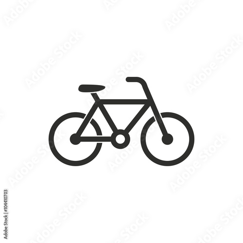 Bicycle - vector icon.