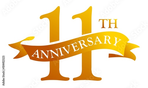 11 Year Ribbon Anniversary 