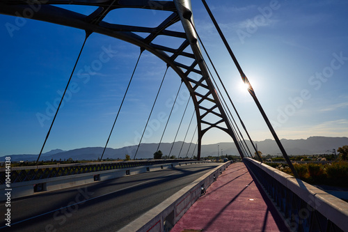 Cullera bridge over Xuquer Jucar river of Valencia © lunamarina