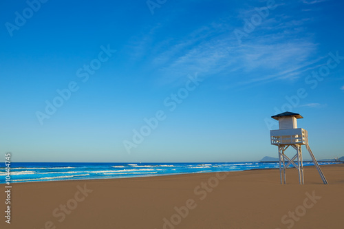 Fototapeta Naklejka Na Ścianę i Meble -  Gandia beach in Valencia of Spain