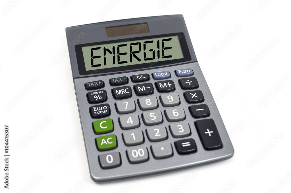 Taschenrechner mit Energie Taschenrechner mit Energie