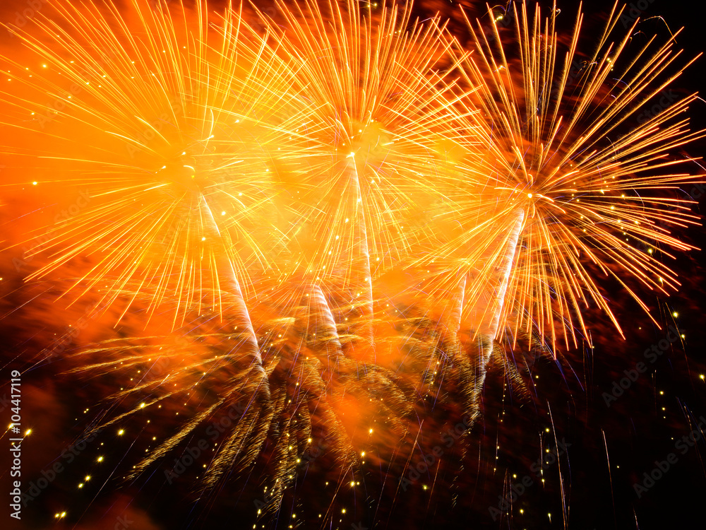 Fototapeta premium Holiday fireworks