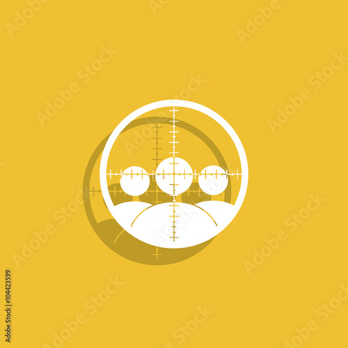 Sight device icon.