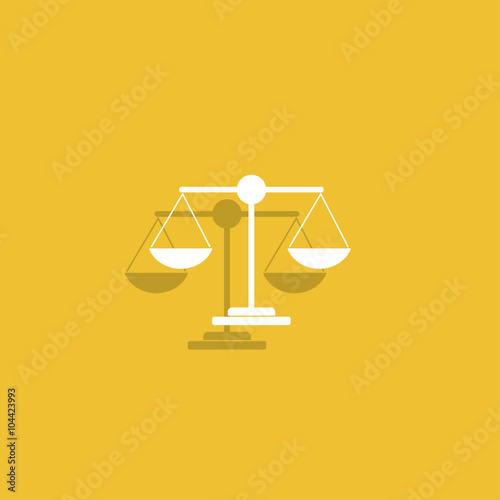Scale icon - vector illustration